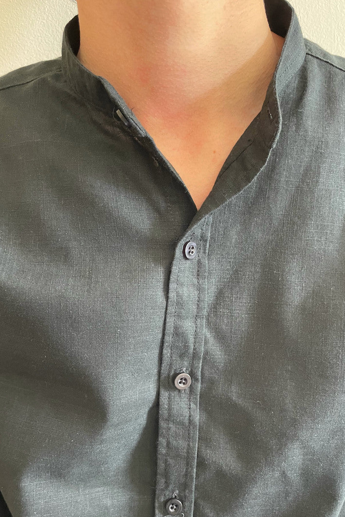 grandad-collar-shirts-plain-black