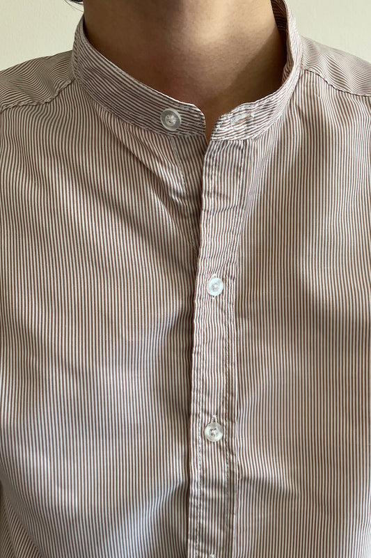 grandad-collar-shirt-brown
