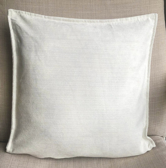 Plain-cream-Chenille-cushion-cover