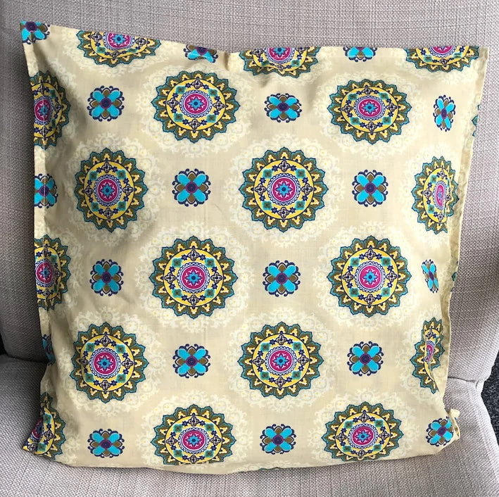 cushion-cover-blue-yellow-flowers